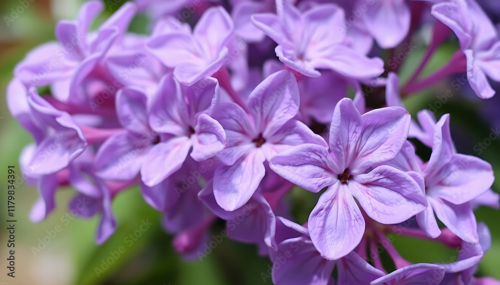 Lavender Lilac Blossoms Soft Petals Close Up Delicate Floral Beauty Lavender Lilac Blossoms Soft Petals Close Up Delicate Floral Beauty