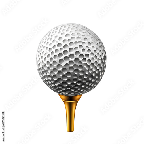 golf ball isolated 