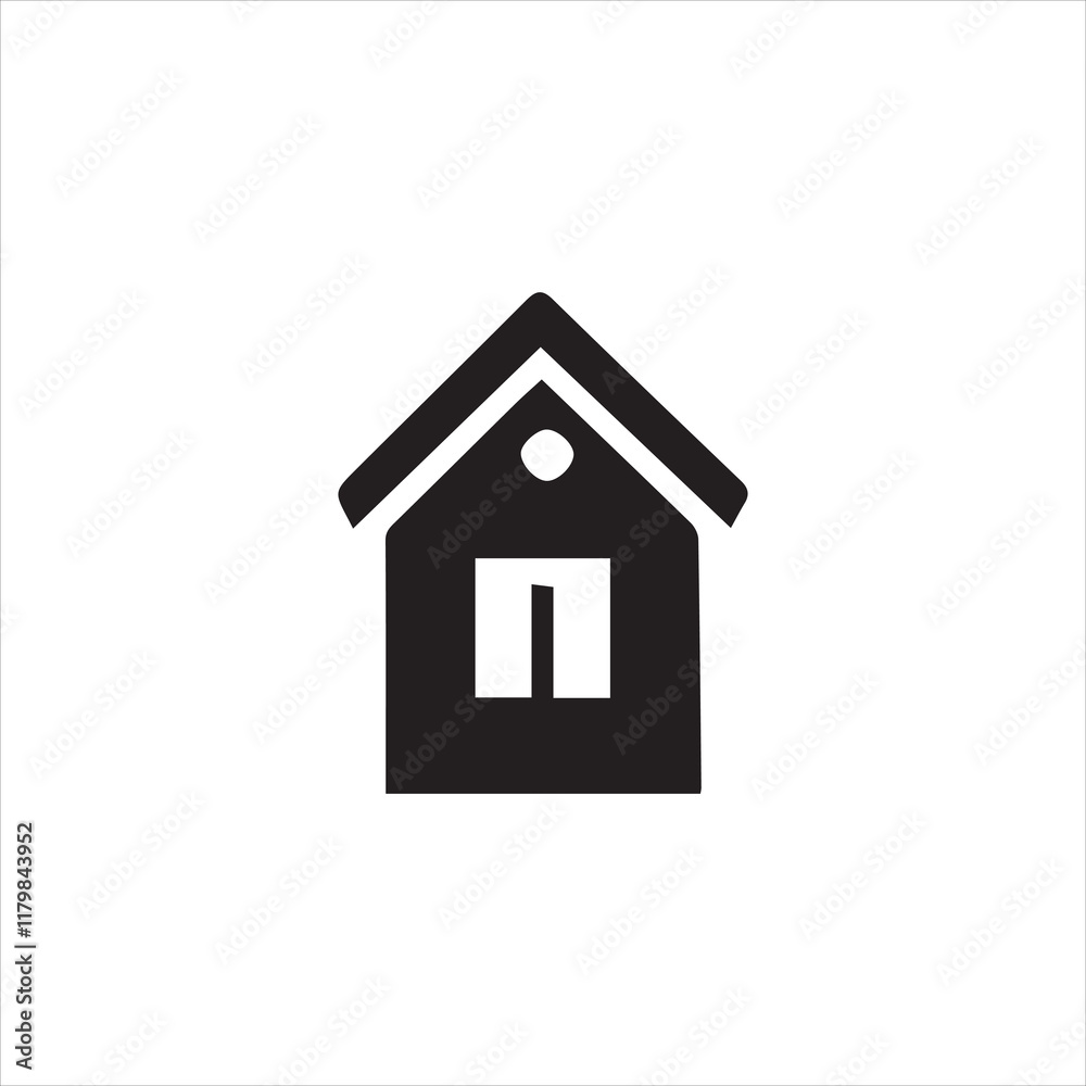 house icon isolated on white background house icon isolated on white background