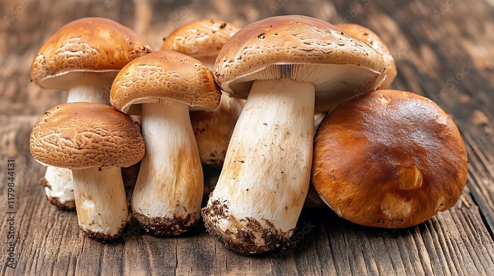 Close up of Fresh Forest Mushrooms Close up of Fresh Forest Mushrooms
