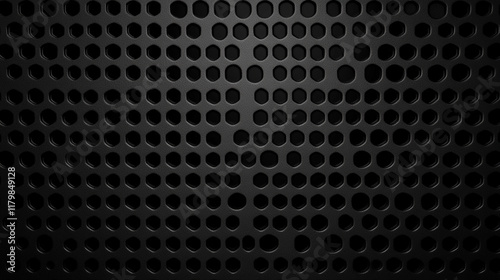 Wallpaper Mural architectural dark black bamboo wall for mood decoration, Black honeycomb background Torontodigital.ca