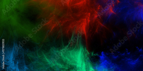 Wallpaper Mural Multicolor steam explosion special effect on dark background. Powder smoke explosion Realistic fog and mist effect on dark background. Steam on a black background. Textured abstract red smoke texture Torontodigital.ca