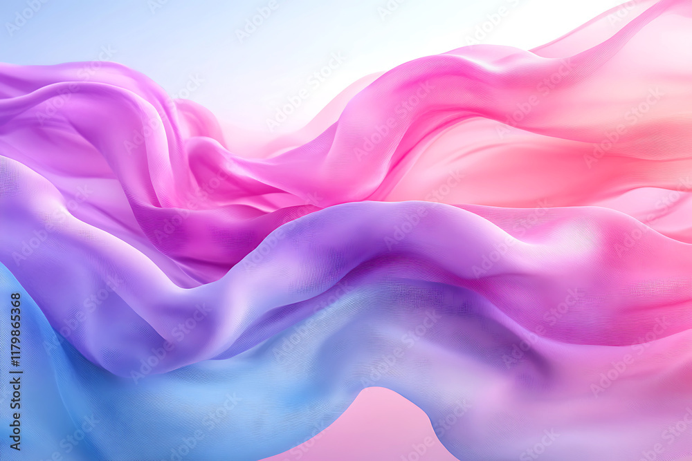 Fototapeta premium Beautiful wavy colorful abstract background