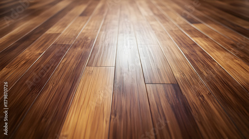 dark wooden floor in natural wood, rustic and smoked 
