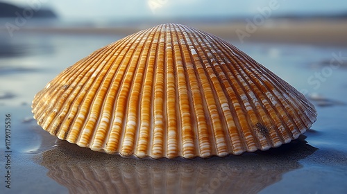 Exquisite Seashell on the Beach photo