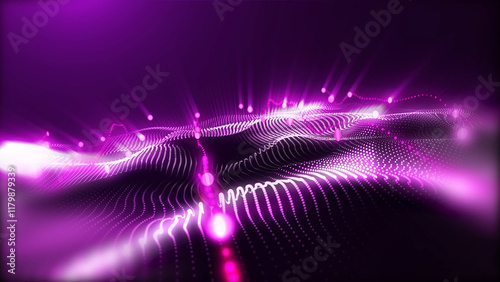 Abstraction of virtual waves that excite the imagination, immersing the mind in a unique creative atmosphere.
