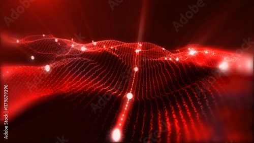 Abstraction of virtual waves that excite the imagination, immersing the mind in a unique creative atmosphere.
