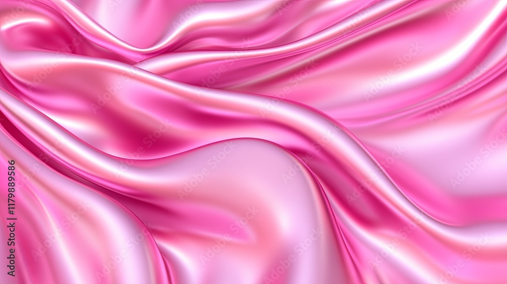 Fototapeta premium Soft Blush Pink Satin Background with Smooth Texture