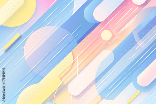 Beautiful wavy colorful abstract background