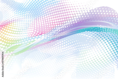 Beautiful wavy colorful abstract background