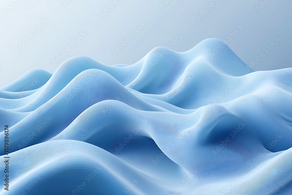 Fototapeta premium Beautiful wavy colorful abstract background