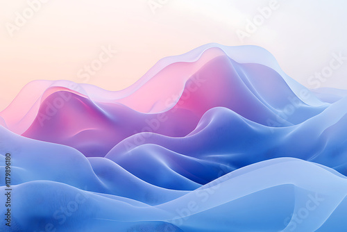 Beautiful wavy colorful abstract background
