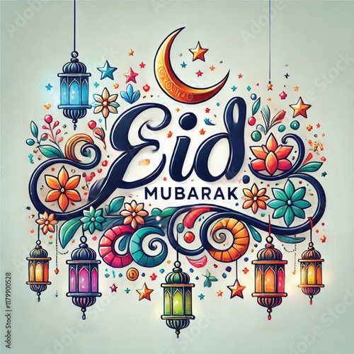 vector eid mubarak, muslim holiday