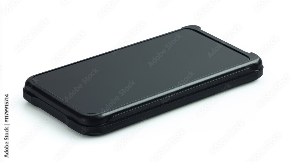 Black Plastic Phone Case with Smooth Surface Design Black Plastic Phone Case with Smooth Surface Design