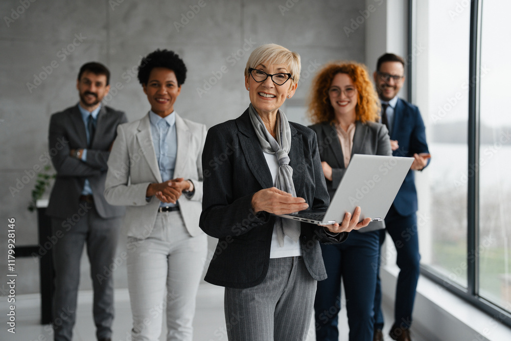 Group portrait image of success business team Group portrait image of success business team