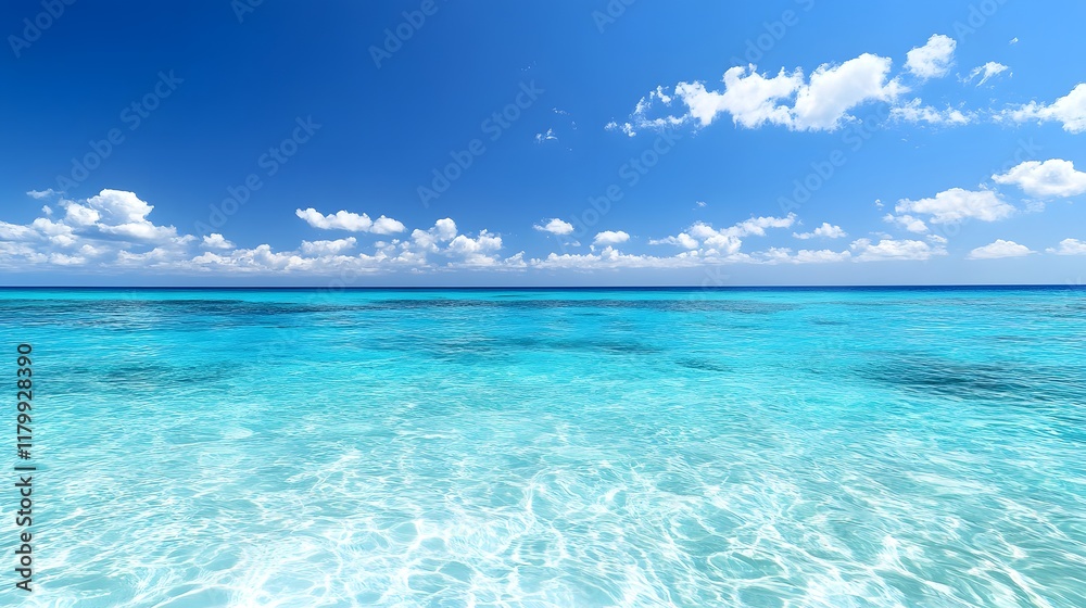 Pure blue-turquoise water texture of the ocean Pure blue-turquoise water texture of the ocean