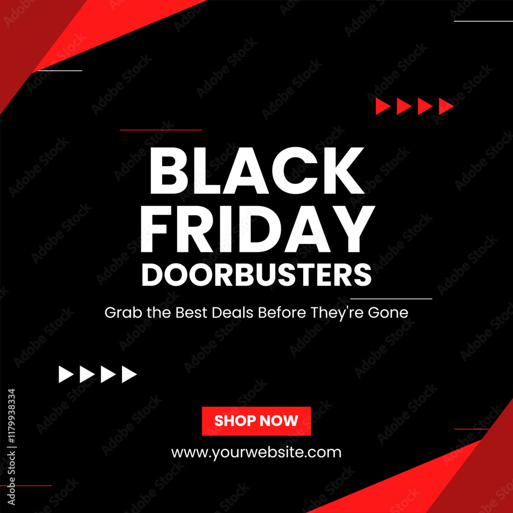 Black and Red Simple Black Friday Sale Facebook Post Black and Red Simple Black Friday Sale Facebook Post