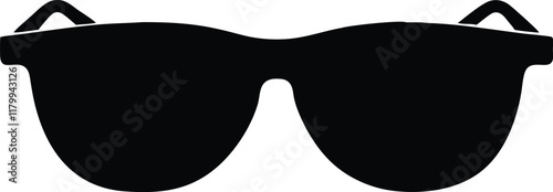 sunglasses silhouette, sunglasses vector icon