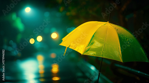 Wallpaper Mural umbrella in rain Torontodigital.ca