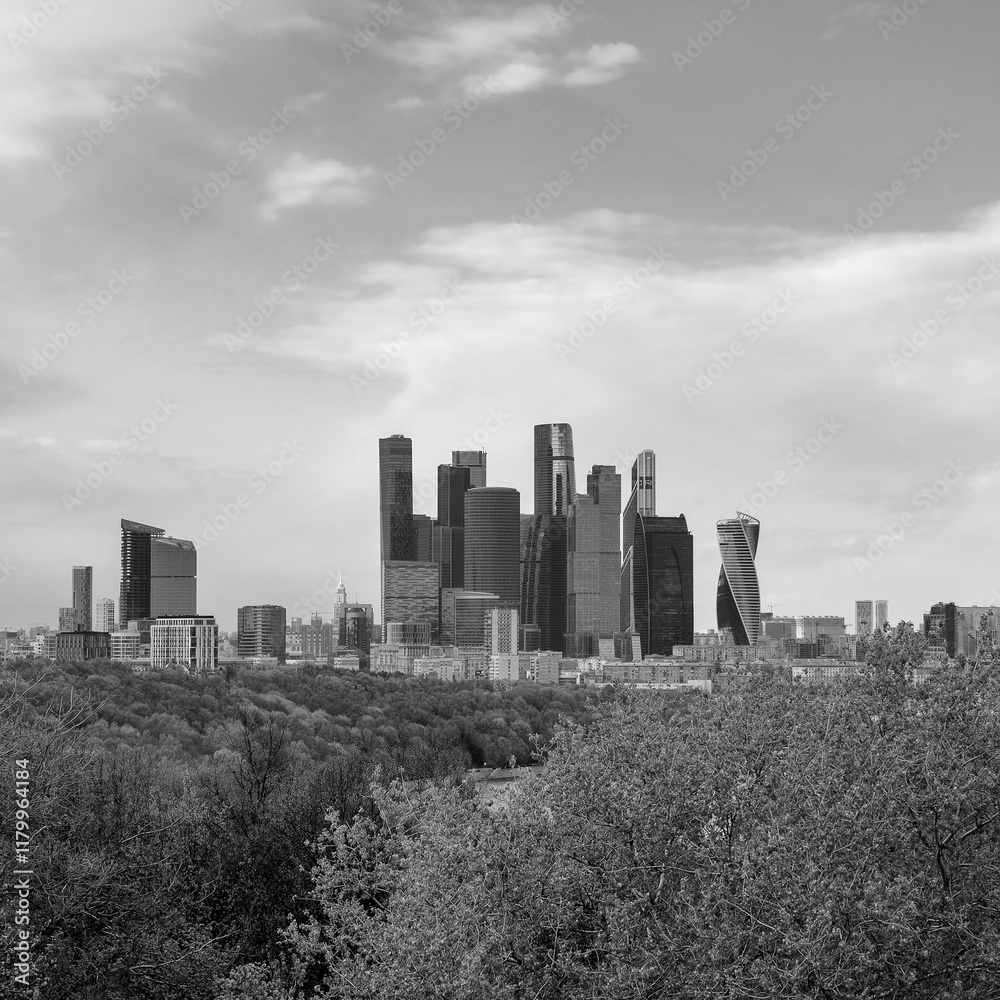 Obraz premium Moscow city