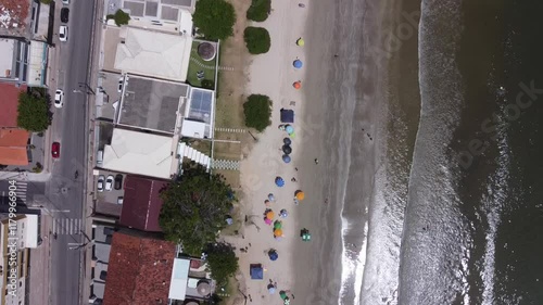 Vista aérea da praia de Perequê em Porto Belo/SC photo