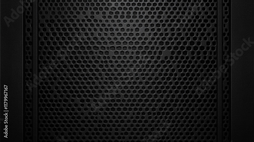 Wallpaper Mural background speaker surface fishing net isolated on black background. Torontodigital.ca