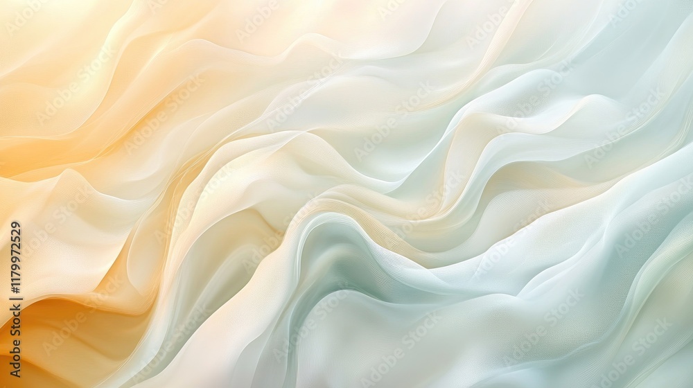 Obraz premium A minimalist abstract background with subtle gradients and soft pastels, offering a clean and sophisticated design suitable for professional use.