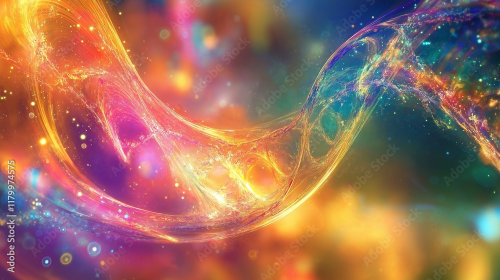 Abstract medical background with DNA strands intertwining in a vibrant light spectrum Abstract medical background with DNA strands intertwining in a vibrant light spectrum