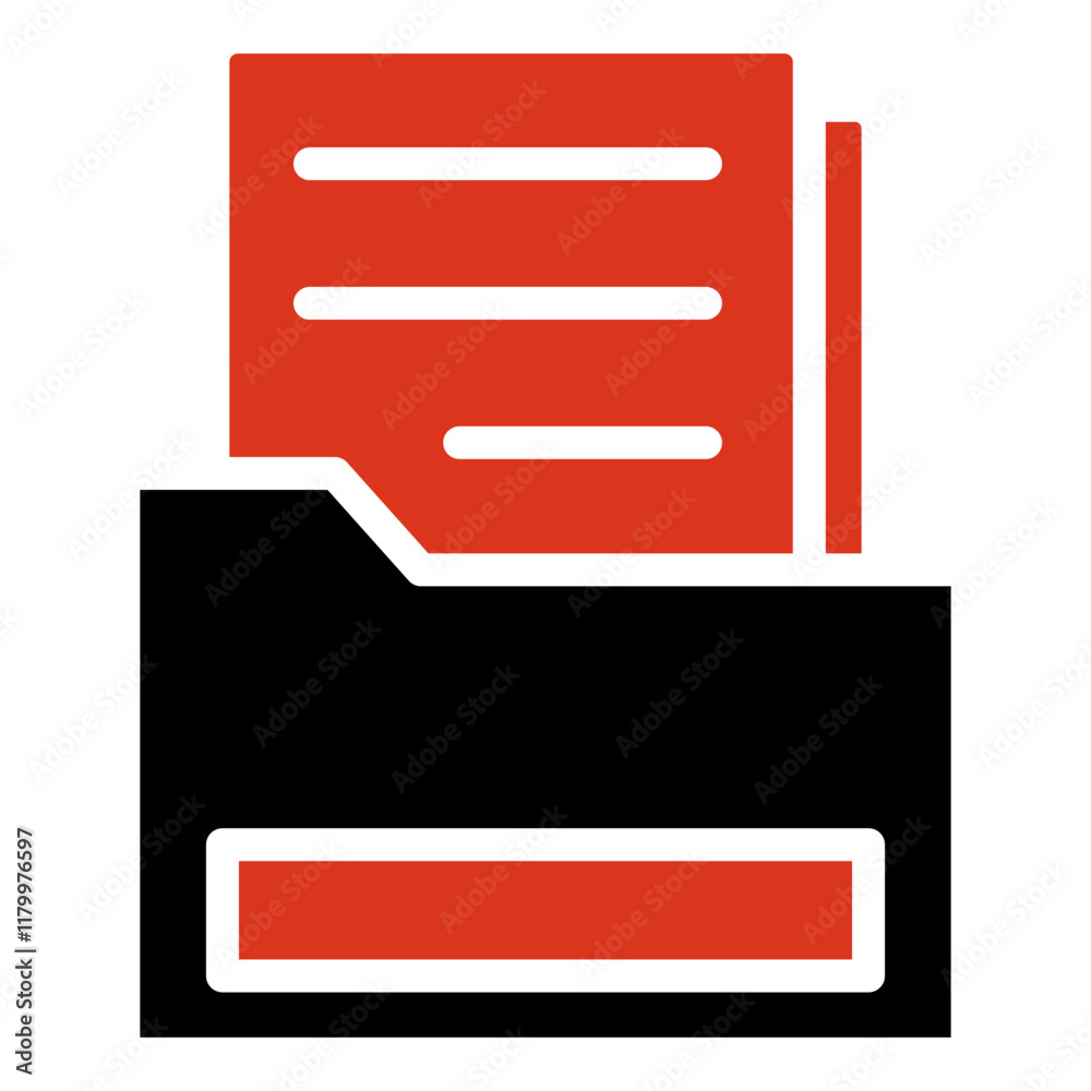 Dossier Two Color Icon Dossier Two Color Icon