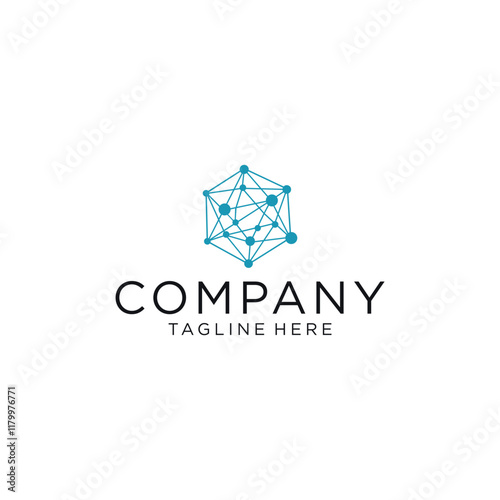 logo design with modern technology icons