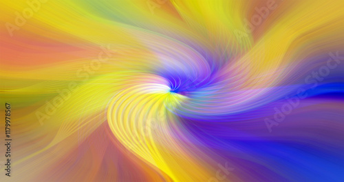 Wallpaper Mural Vibrant abstract background with colorful swirling patterns, blending vivid red, pink, blue, and yellow hues. Perfect for modern art, design projects, or digital creativity Torontodigital.ca