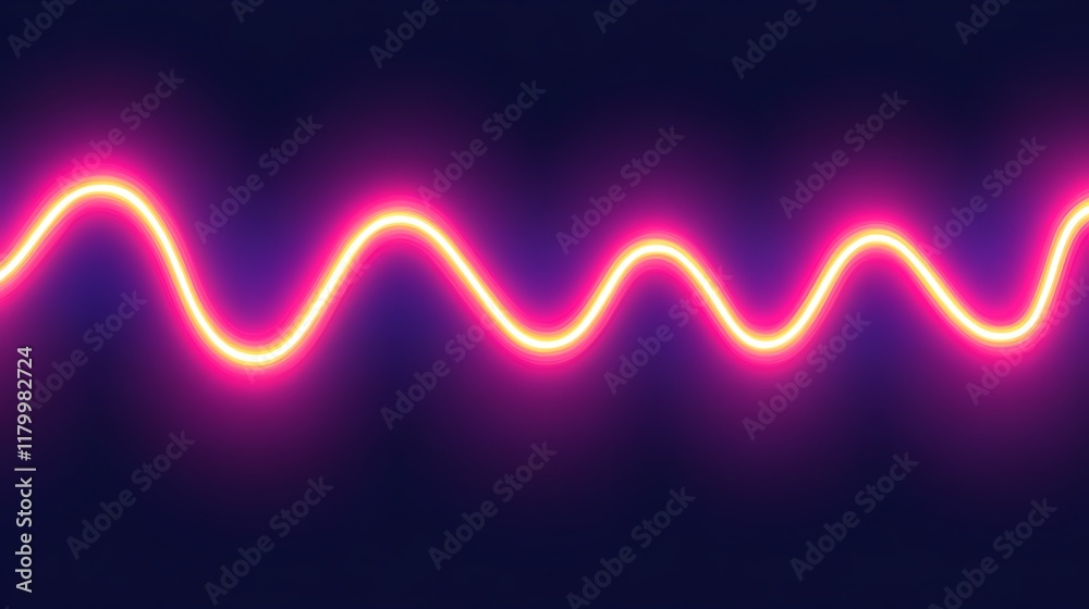 Abstract Neon Wave Light Background Design Abstract Neon Wave Light Background Design