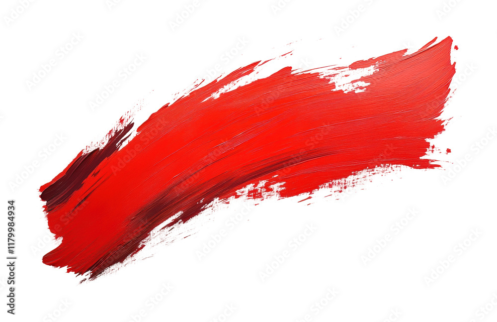 Vibrant red brushstroke creative studio digital high fidelity abstract design focus isolated on transparent background png Vibrant red brushstroke creative studio digital high fidelity abstract design focus isolated on transparent background png