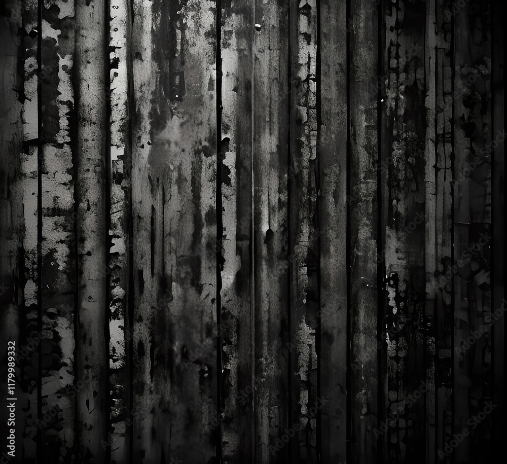 Fototapeta premium Grunge metal wall texture background, suitable for Halloween theme background, old cracks in cement, dusty old film effect texture, horror concrete imitation facade wall, generative AI 