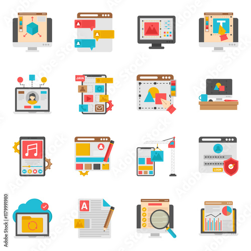 Set of Travel Isometric Illustrations 

