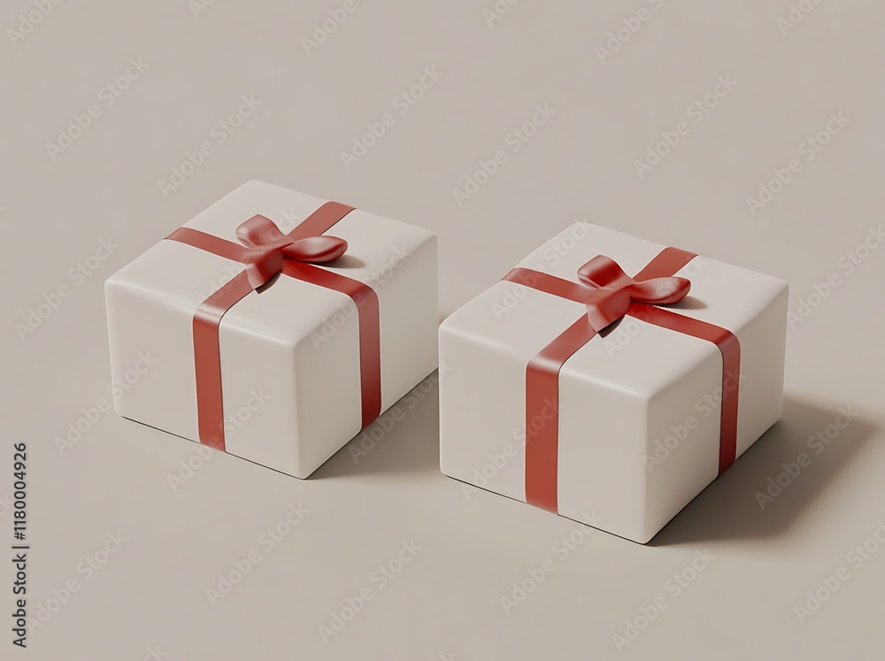 Fototapeta premium gift box with ribbon