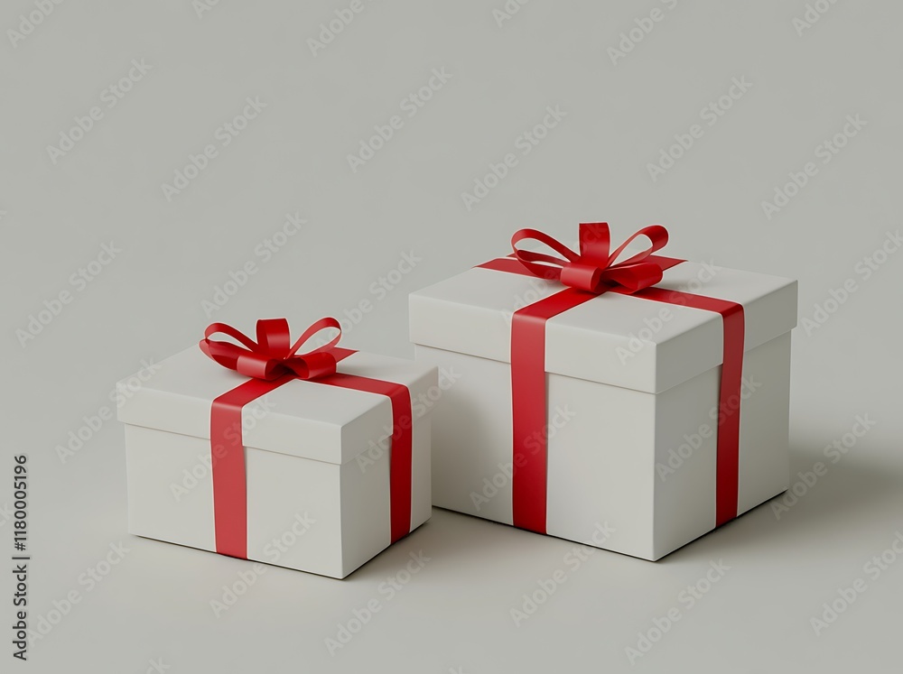 Obraz premium gift box with ribbon