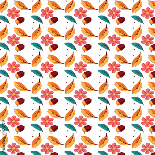 autumn leaves pattern