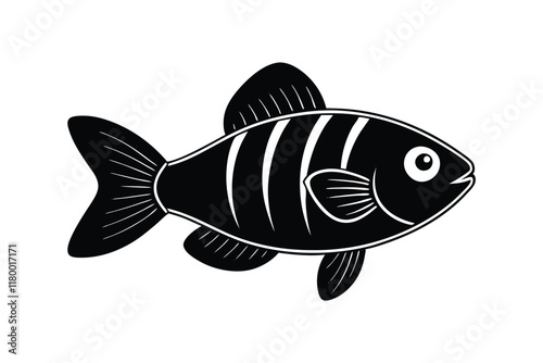 illustration of a gourami fish