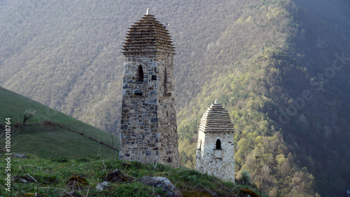 Towers in the mountains