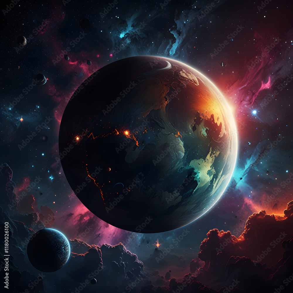 Obraz premium earth in space