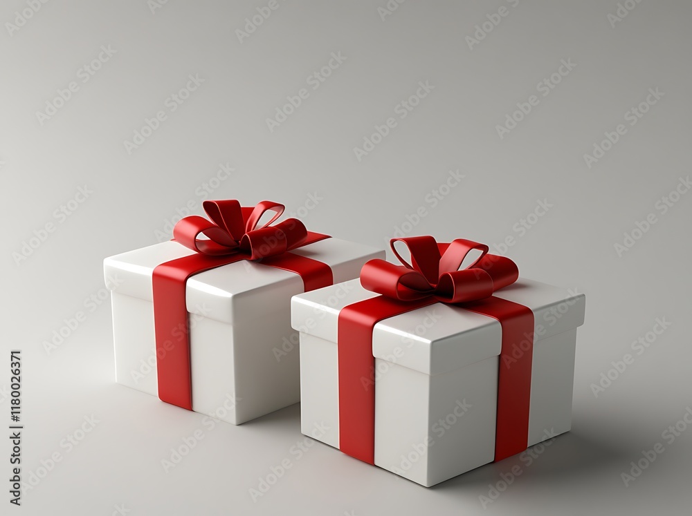 Fototapeta premium gift box with ribbon