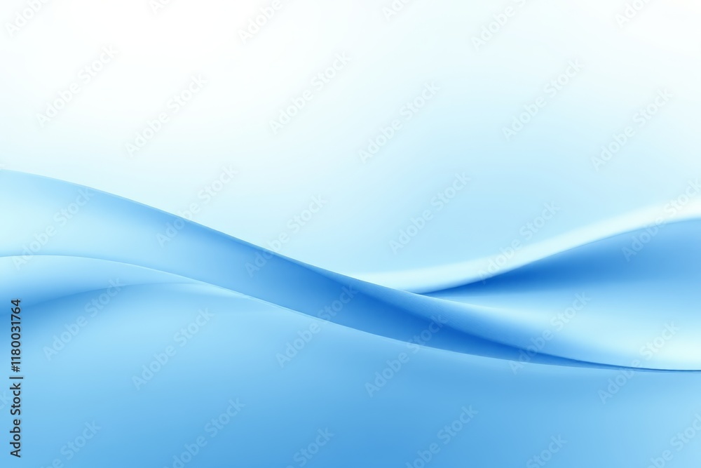 Obraz premium a close up of a blue abstract background with a smooth wave