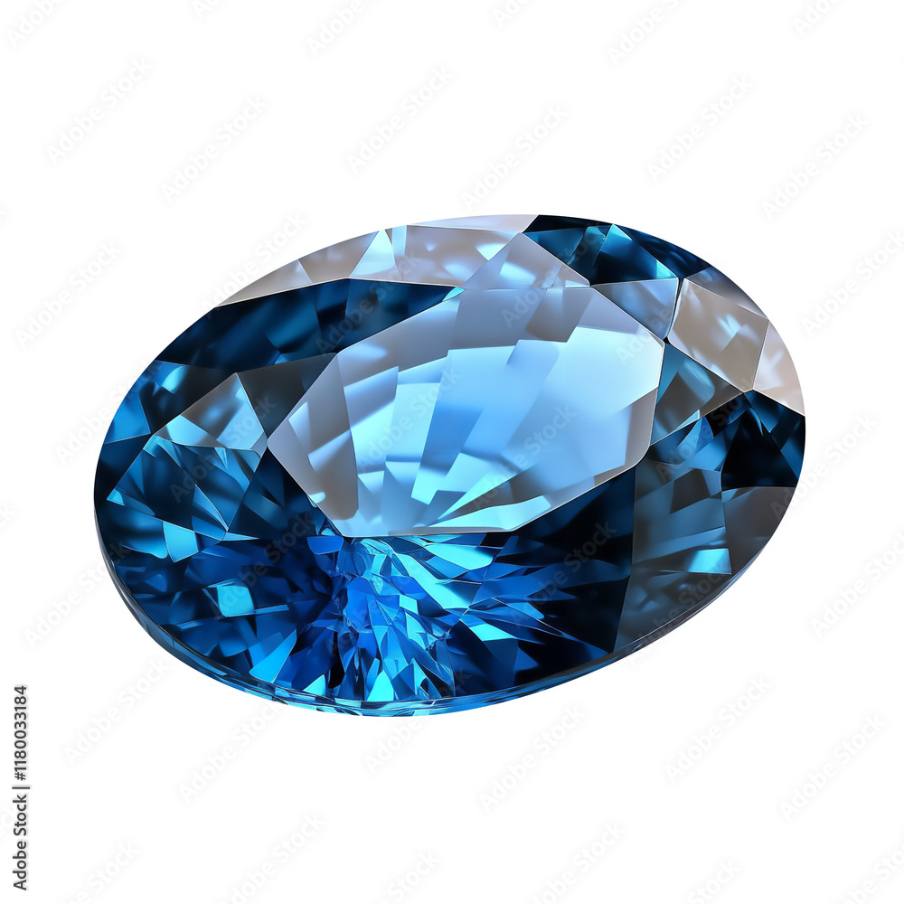 Blue Color-Change Garnet on transparent background Blue Color-Change Garnet on transparent background