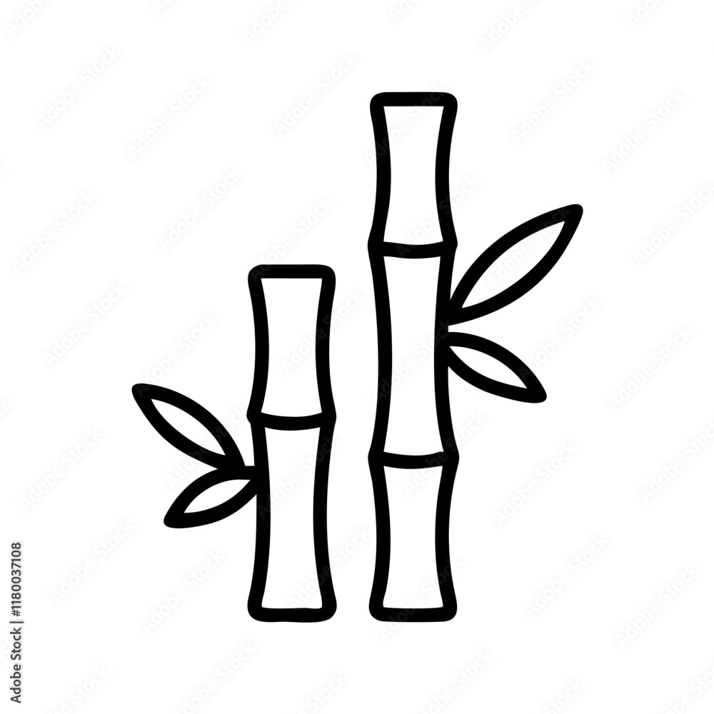 bamboo tree icon design bamboo tree icon design