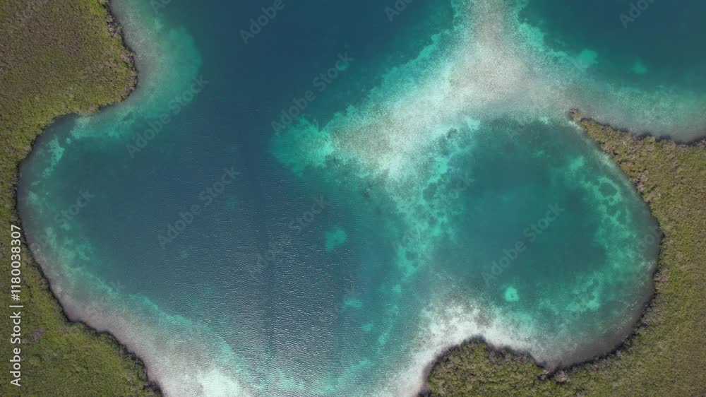 imagenes aéreas del parque nacional Morrocoy en Venezuela. videos en alta resolucion.
