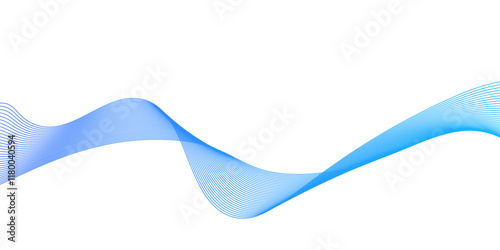 Abstract blue wave background,Blue minimal round lines abstract background,Modern technology background. Vector illustration.Abstract blue wave lines pattern background,	