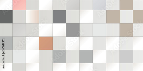 Transparent background with a seamless checkered pattern, perfect for design projects, digital artwork, and creative editing purposes. Super cool retro modern trendy checkery soft Gray colors irregul
 photo