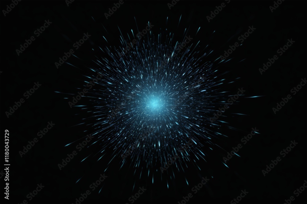 arafed image of a blue starburst in the dark arafed image of a blue starburst in the dark