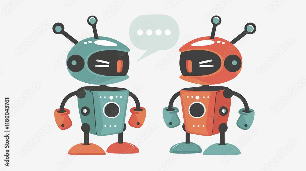 A conceptual illustration depicting an AI assistant and a user in conversation, symbolizing technology and interaction. A conceptual illustration depicting an AI assistant and a user in conversation, symbolizing technology and interaction.